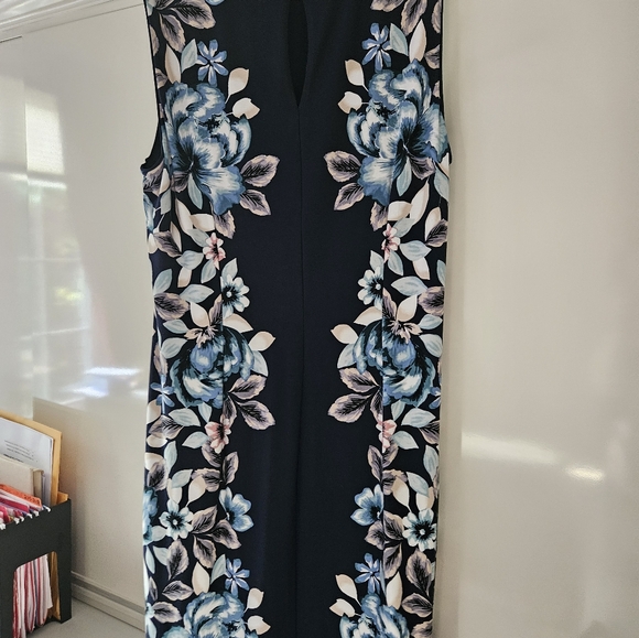 White House Black Market Reversible Dress sz 14 - Picture 3 of 7